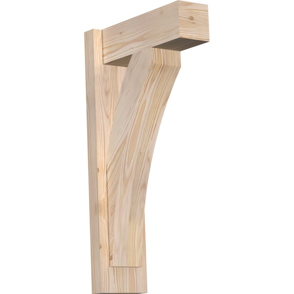 Ekena Millwork Thorton Block Smooth Outlooker, Douglas Fir, 5 1/2"W x 14"D x 26"H OUT06X14X26THR05SDF - main